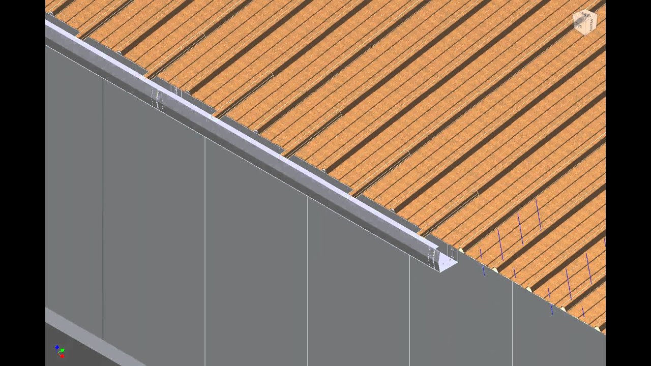 Kingspan - Gutter installation (montaż rynny)