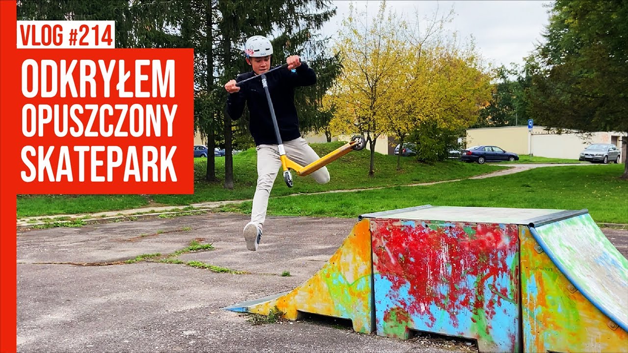 ODKRYŁEM OPUSZCZONY SKATEPARK! / VLOG #214