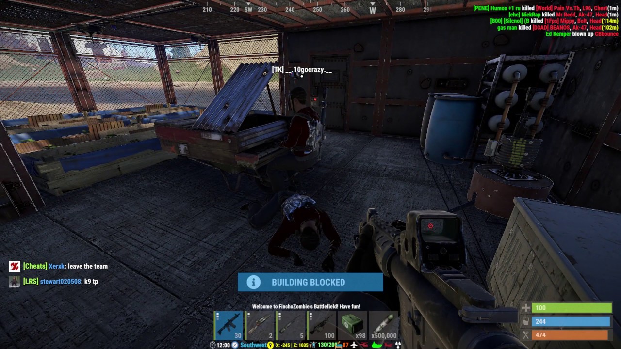 Rust - Pot farmer plays me titanic song - My Heart Will Go On