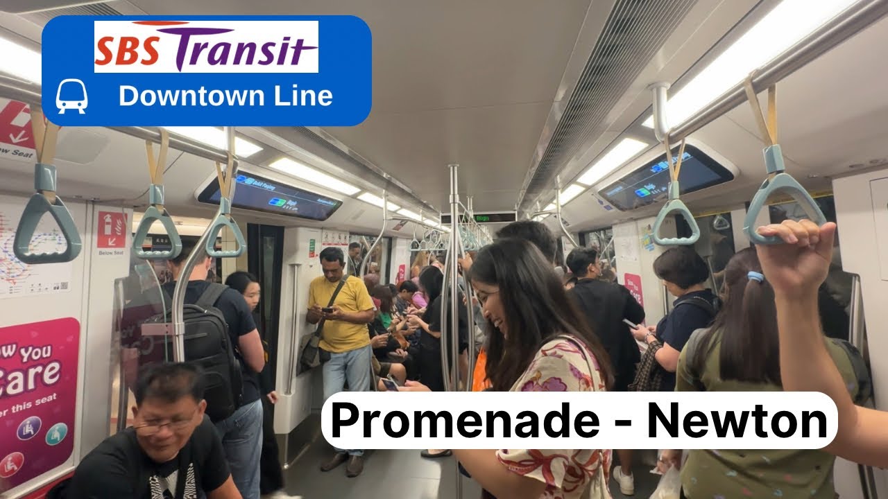 Singapore’s MRT Downtown Line Ride (Bayfront-Newton)