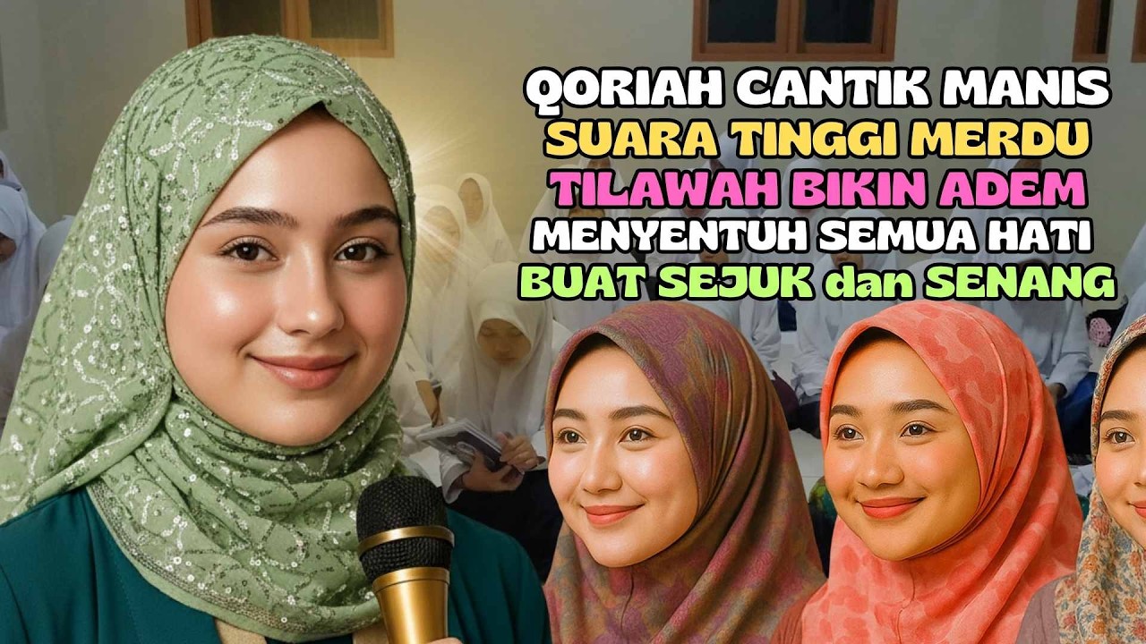 Menyambut Bulan Suci Ramadhan 🌙 Qariah Cantik Suara Lembut, Bacaan Qur’an Bikin Hati Adem 💕