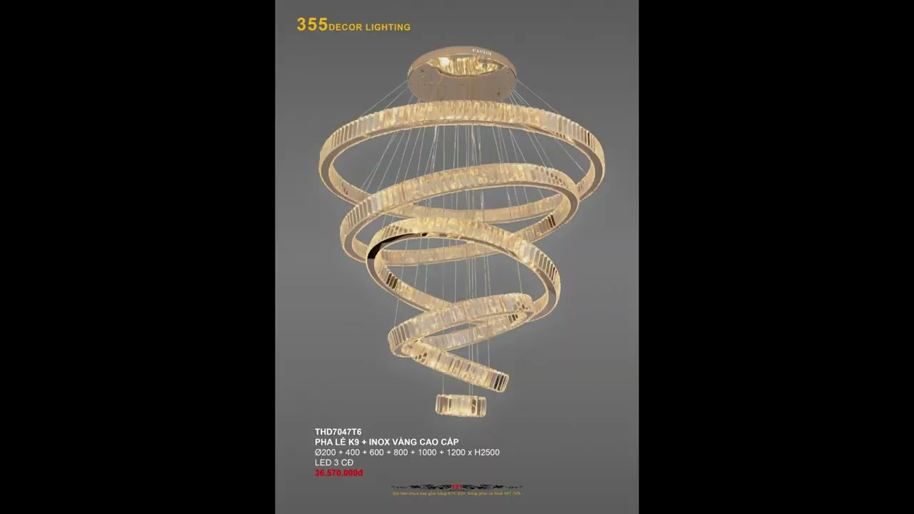 Bảng gi&aacute; Catalogue đ&egrave;n trang tr&iacute; 355 Decor Lighting 2022