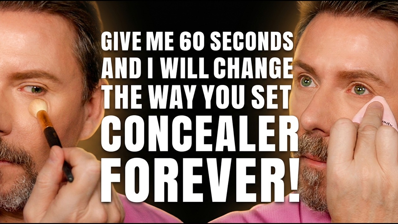 GIVE ME 60 SECONDS, AND I'LL CHANGE THE WAY YOU SET YOUR CONCEALER FOREVER!