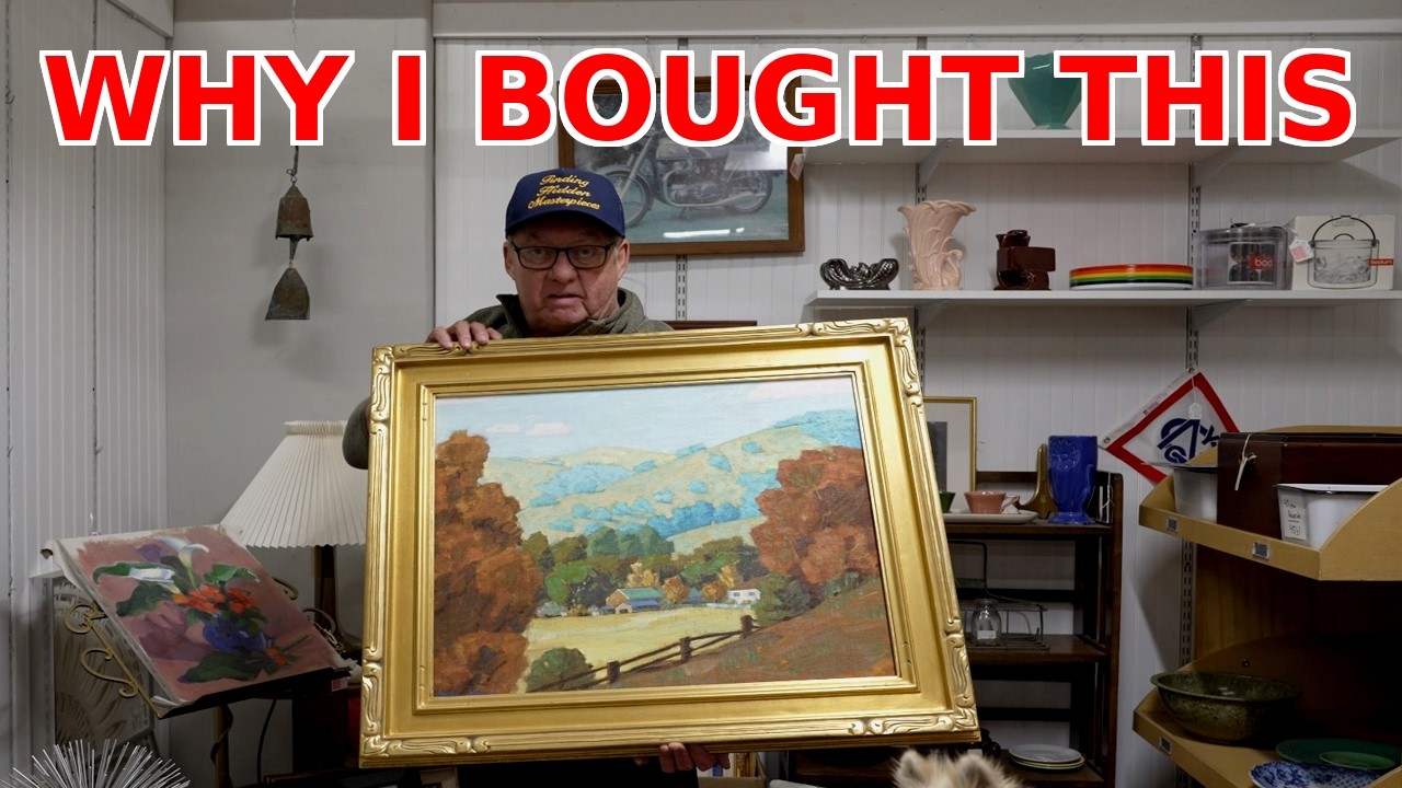 How to Spot a California Impressionist Painting (Escondido Antique Mall Find & Art Collecting Tips)