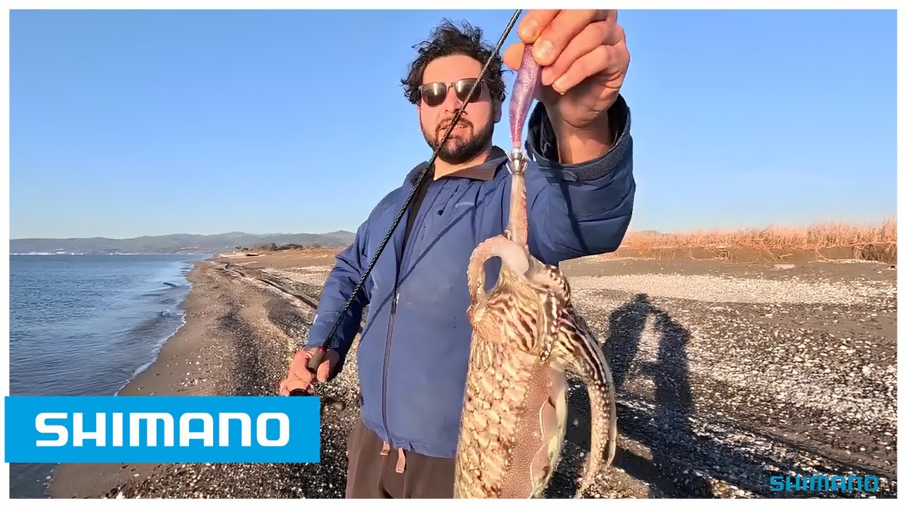 EGING dalla  spiaggia PRIMAVERILE  | SEPPIE a RIPETIZIONE in meno di DUE ORE!