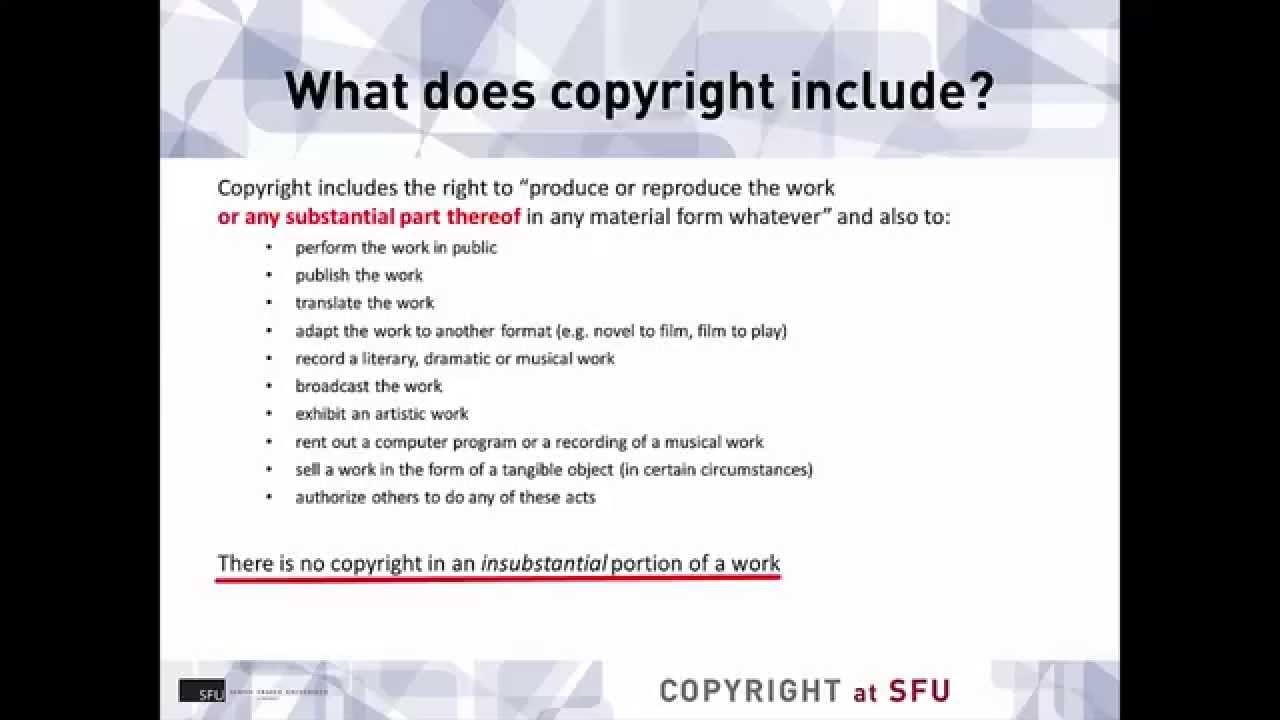 Copyright Basics