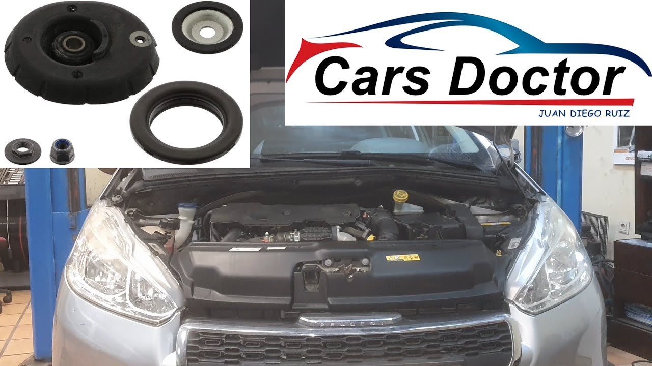 ¿Tienes un ruido al bachear? Cambio Copela Amortiguador delantero derecho Peugeot 208 2014