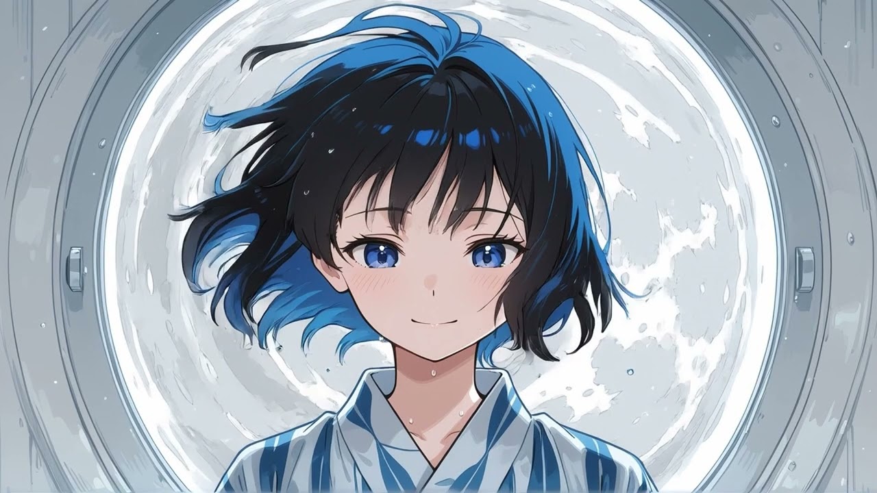雨上がりの月と風静寂に包まれる和風BGM