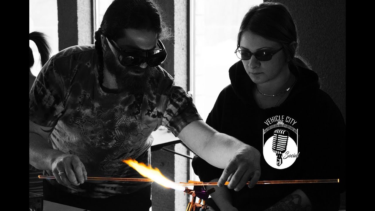 Glass Blowing Class at Vehicle City Social