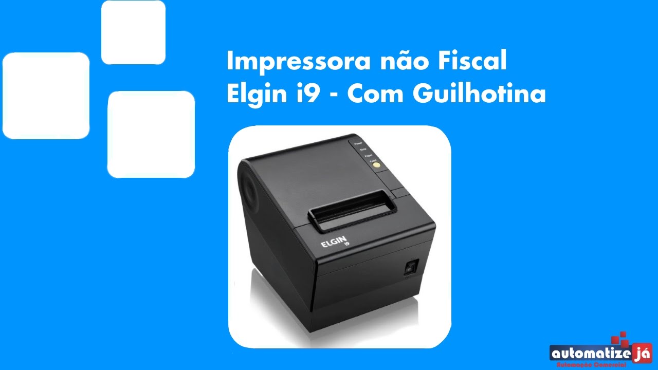 Impressora n&atilde;o Fiscal Elgin i9 - Com Guilhotina