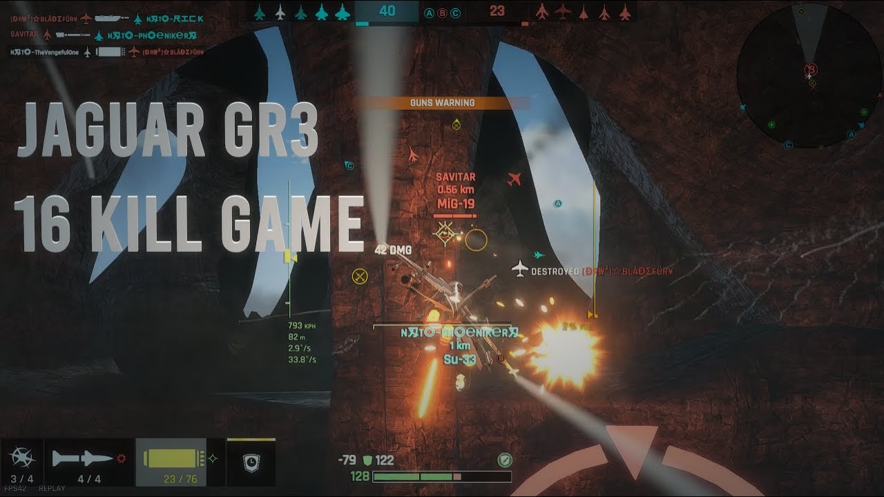 Metalstorm Match Replay - 16 kills with Jaguar GR3 on Air superiority