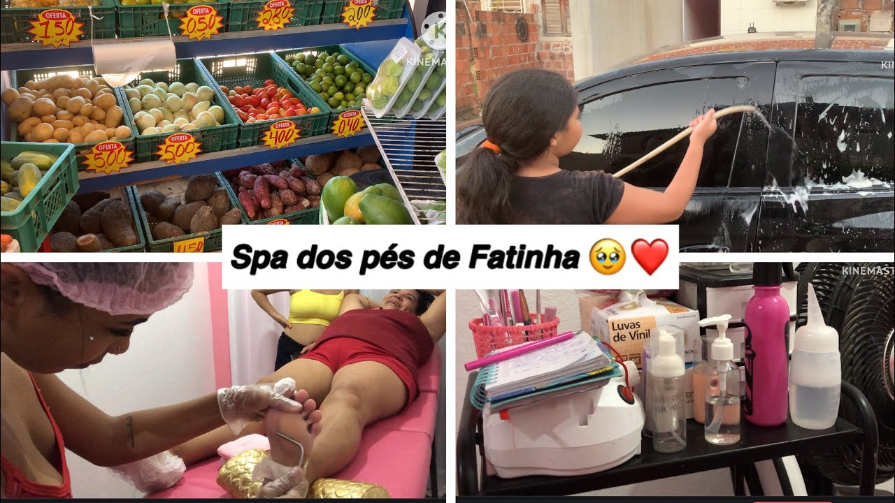 VLOGÃO - JAM NA COZINHA // LAVEI O CARRO EM CASA + SPA DOS PÉS DE FATINHA 💖