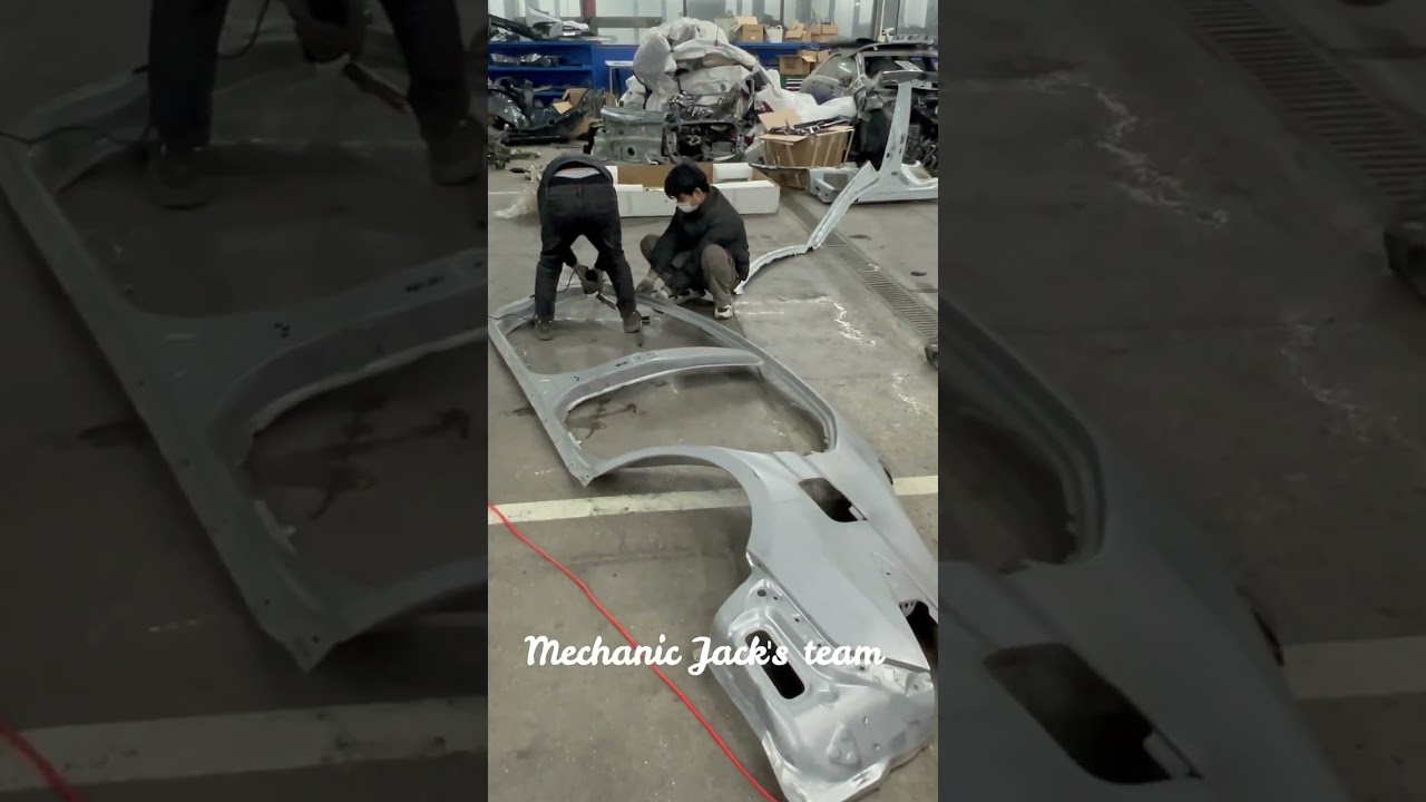 Whole Process of Restoration of Total Loss Car