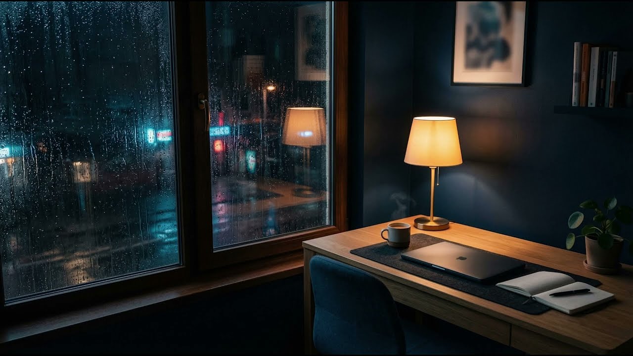 気づいたら3時間集中してる雨音Lo-fi｜最強の作業用BGMRain on Window Lofi for Deep Work | Deep Focus Beats for Study,