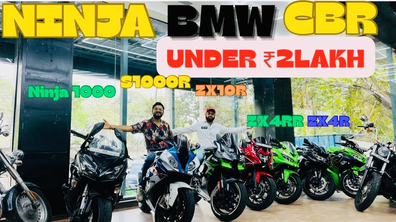 Used Superbike Extreme Machine Delhi unbeatable price Ninja ZX4RR CBR650 BMW S1000RR Harley Triumph