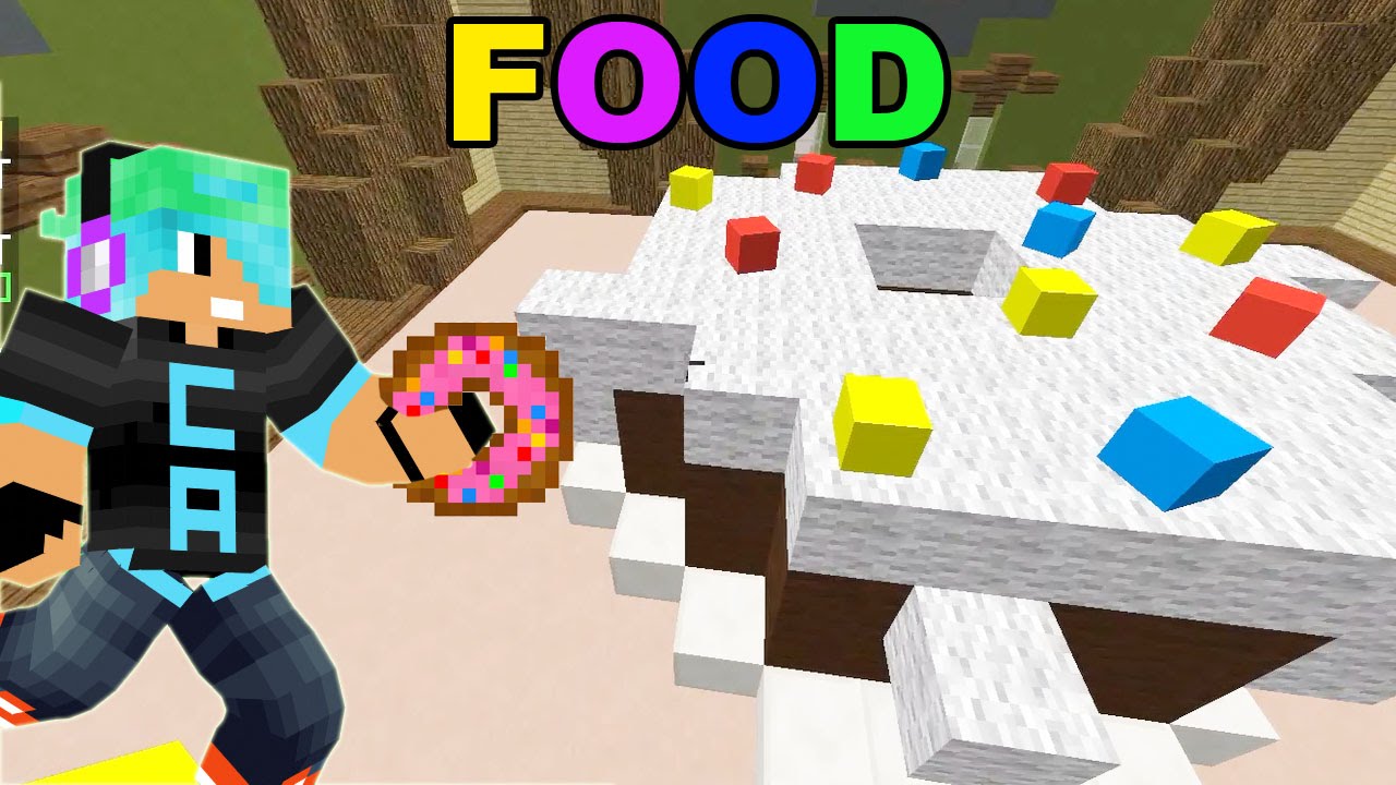 Minecraft  / Food Build Battle / Minigame / Gamer Chad
