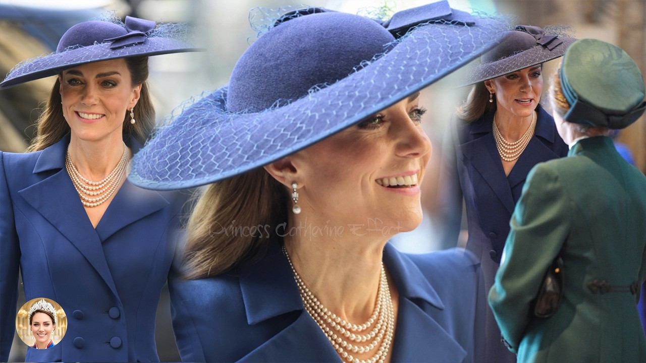 Catherine’s ELEGANT OUTFIT Sparks Sweet Moment with Princess Anne Over Oversized Hat