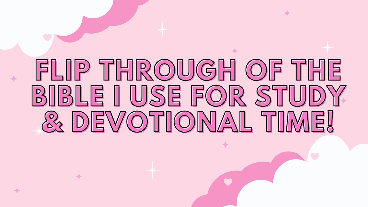 My Bible Tour | How I Study, Highlight, and Reflect on Scripture