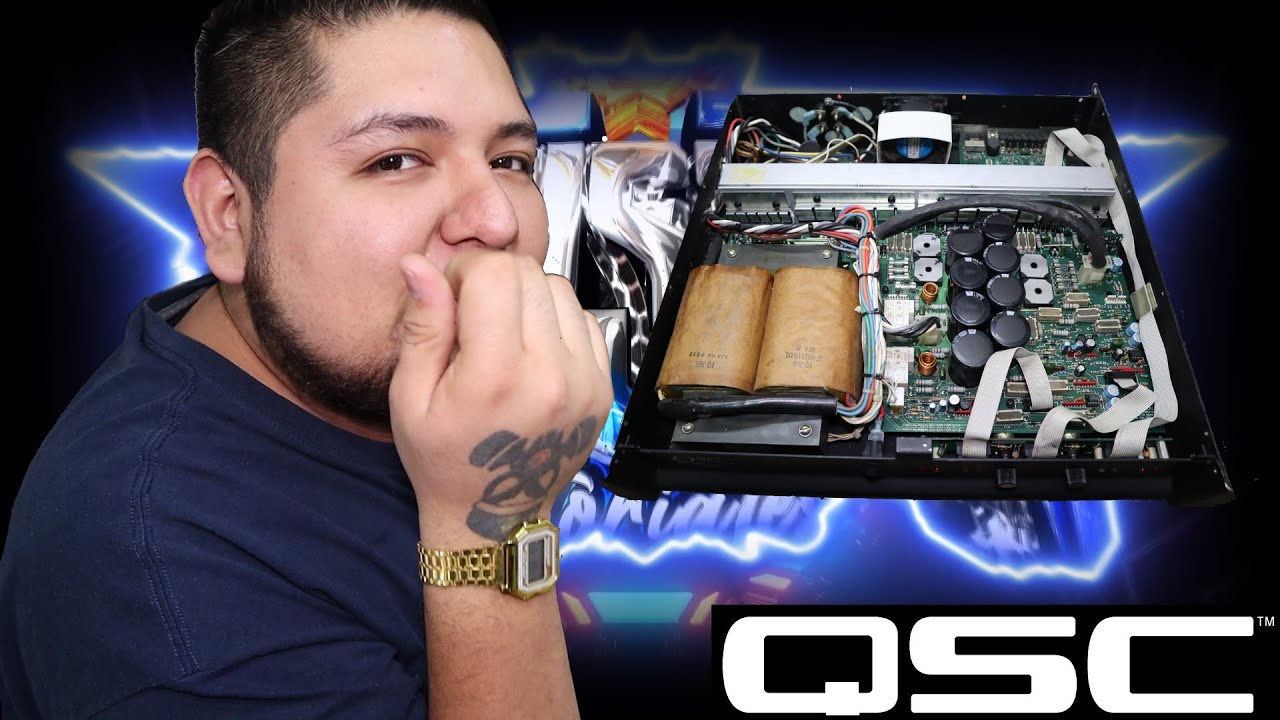 Como reparar QSC 1500a quemado (tutorial)