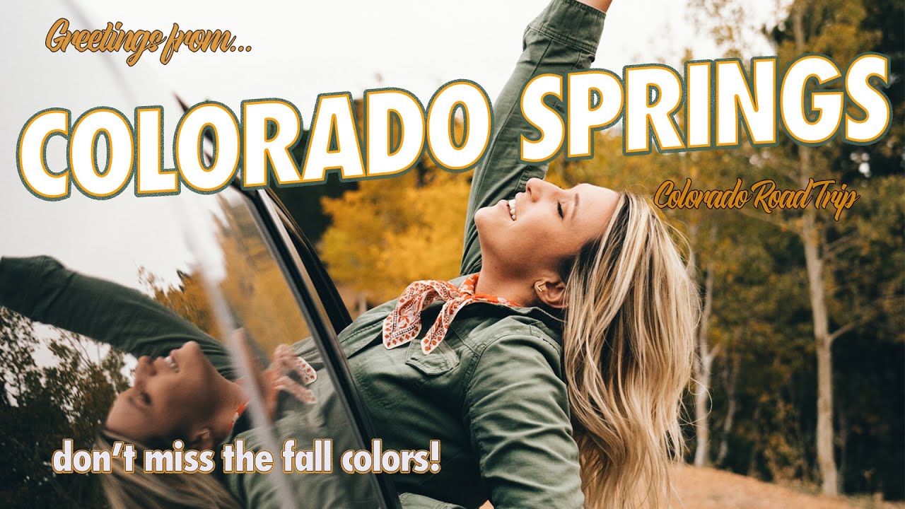 ONE DAY in Colorado Springs: MUST-SEE Pikes Peak & Garden of the Gods Best FALL FOLIAGE Travel Vlog