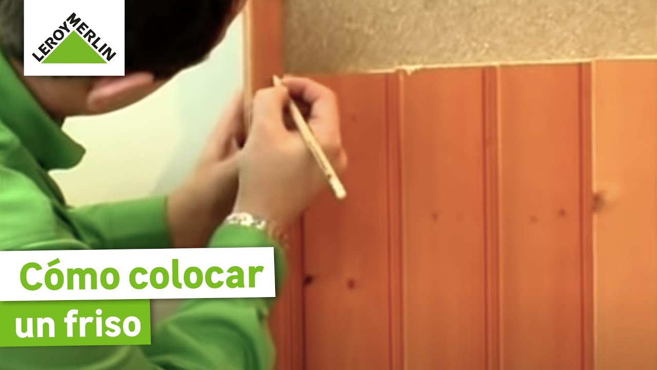 Cómo colocar friso de madera en pared Parte II I LEROY MERLIN