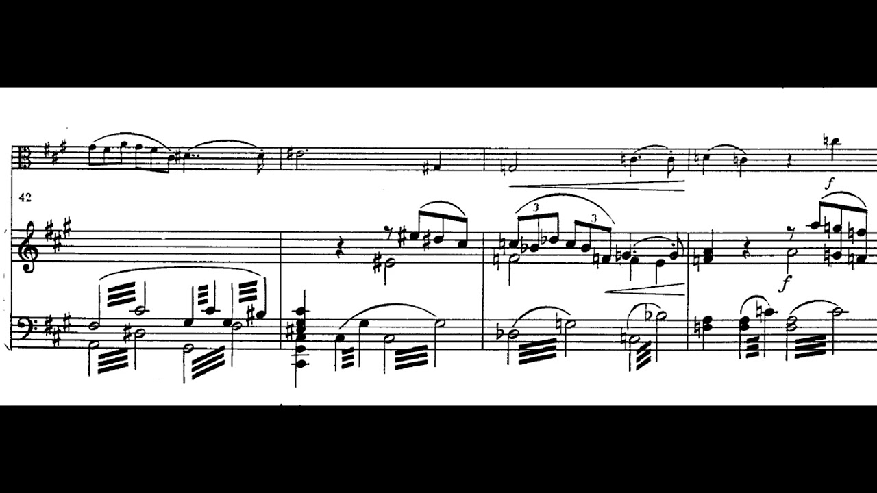 H.Wienawski Reverie for Viola And Piano SCORE