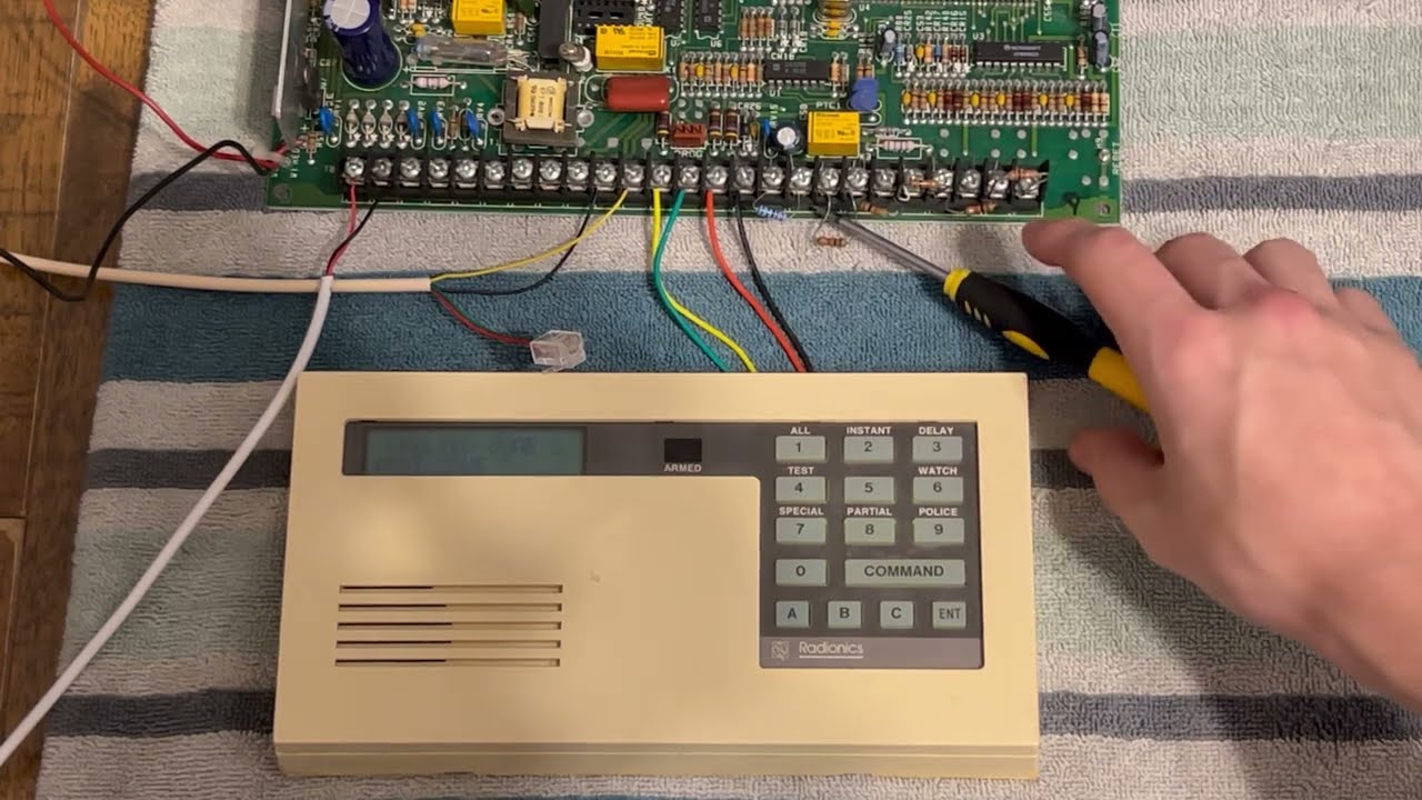 Radionics D4112 Security System Demo!