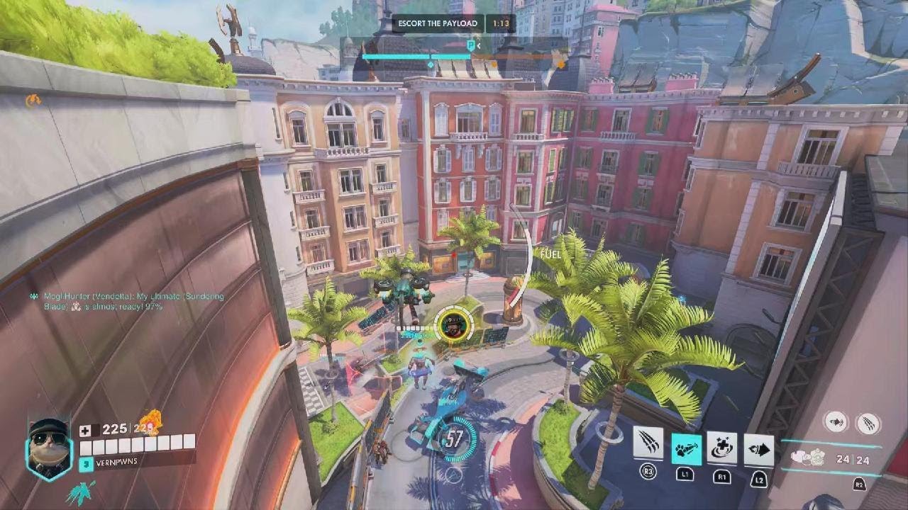 Overwatch | Jetpack Cat on Circuit Royal