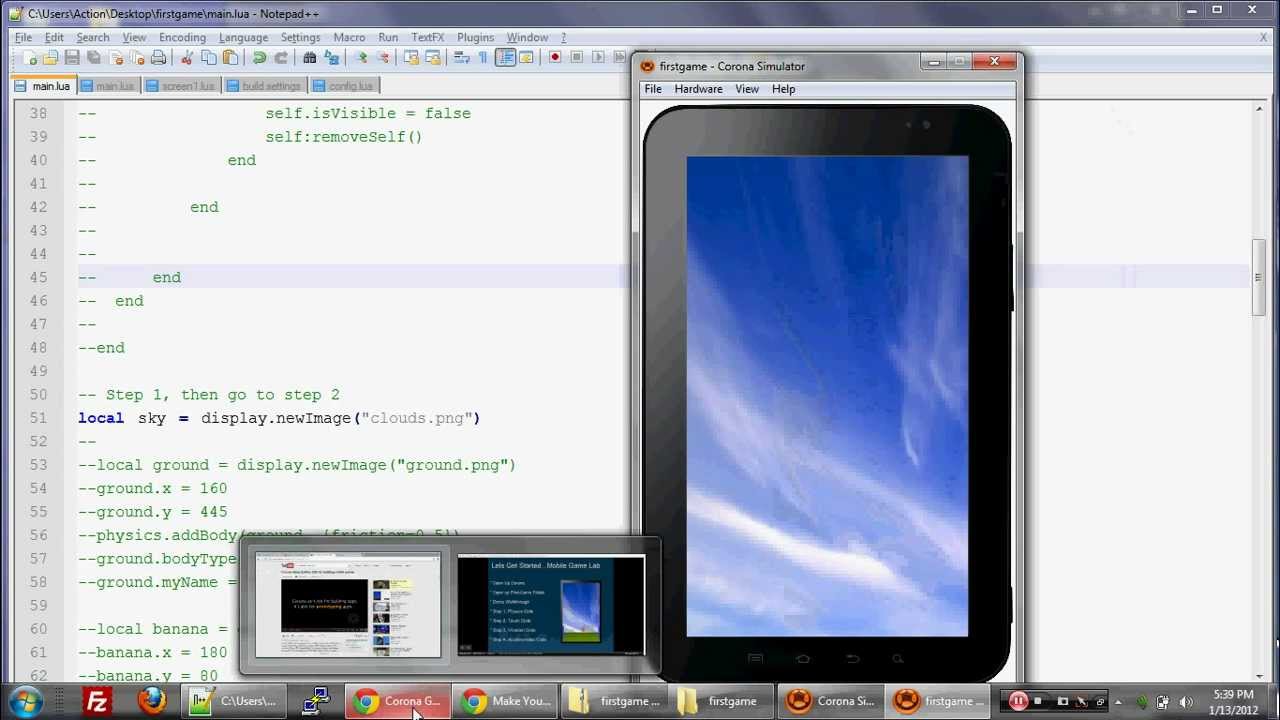 Make Your Own Mobile Game In 60 Minutes, Part 3 of 6