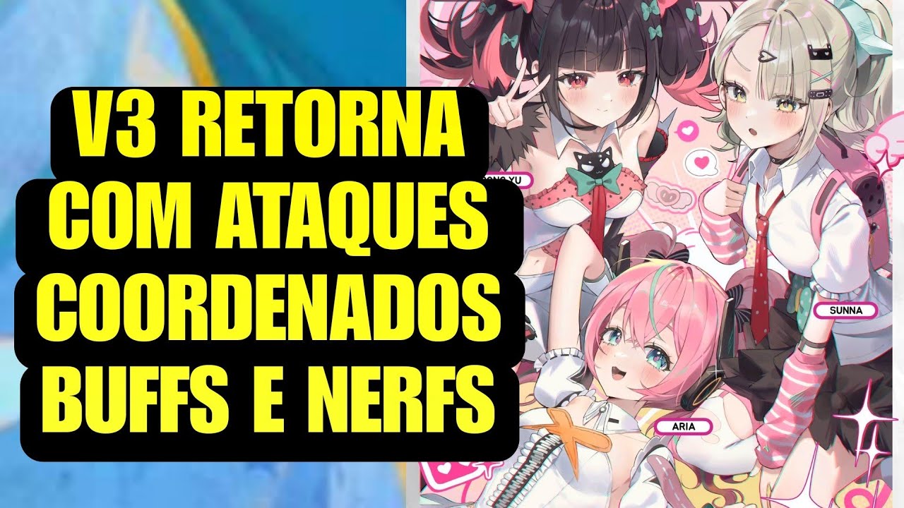 De Volta os Ataques Coordenadas. Beta v3: Sunna, Aria, Lycaon e Harumasa - Zenless Zone Zero