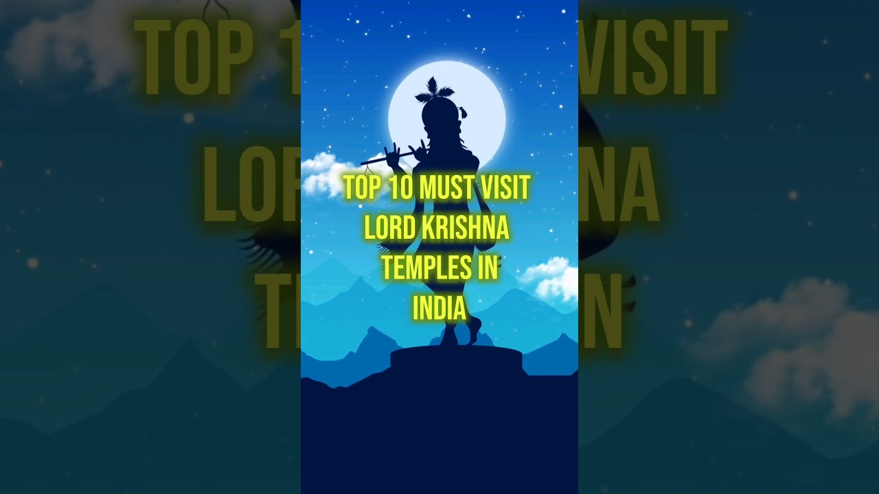 Top 10 must visit lord krishna temples in india #shorts #trending #temple #india