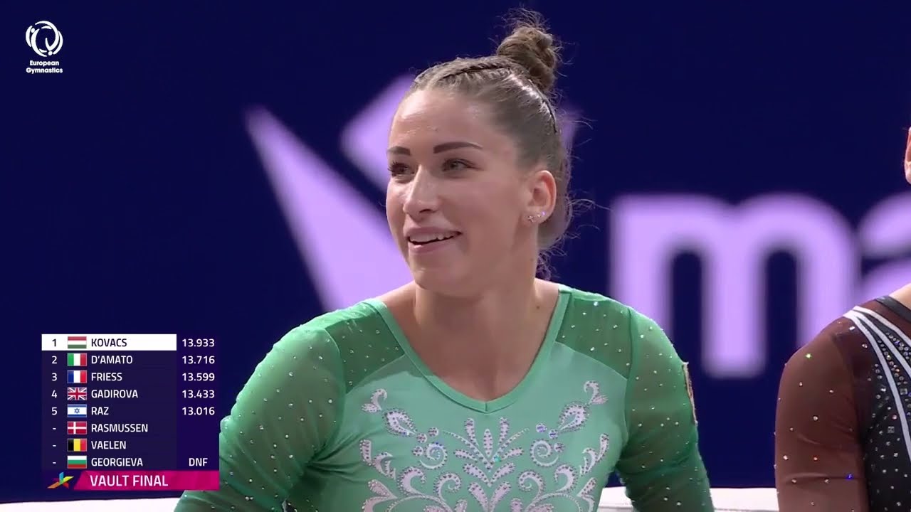 Zsofia KOVACS (HUN) - 2022 European Champion, vault