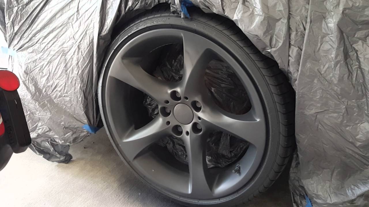 Plasti dip wheels with graphite metalizer