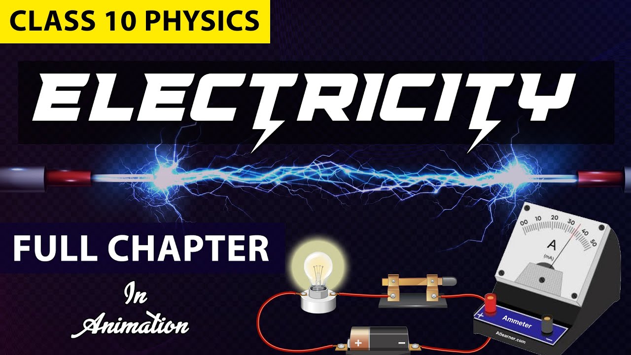 Electricity class 10 Full chapter in animation | NCERT Science chapter 12