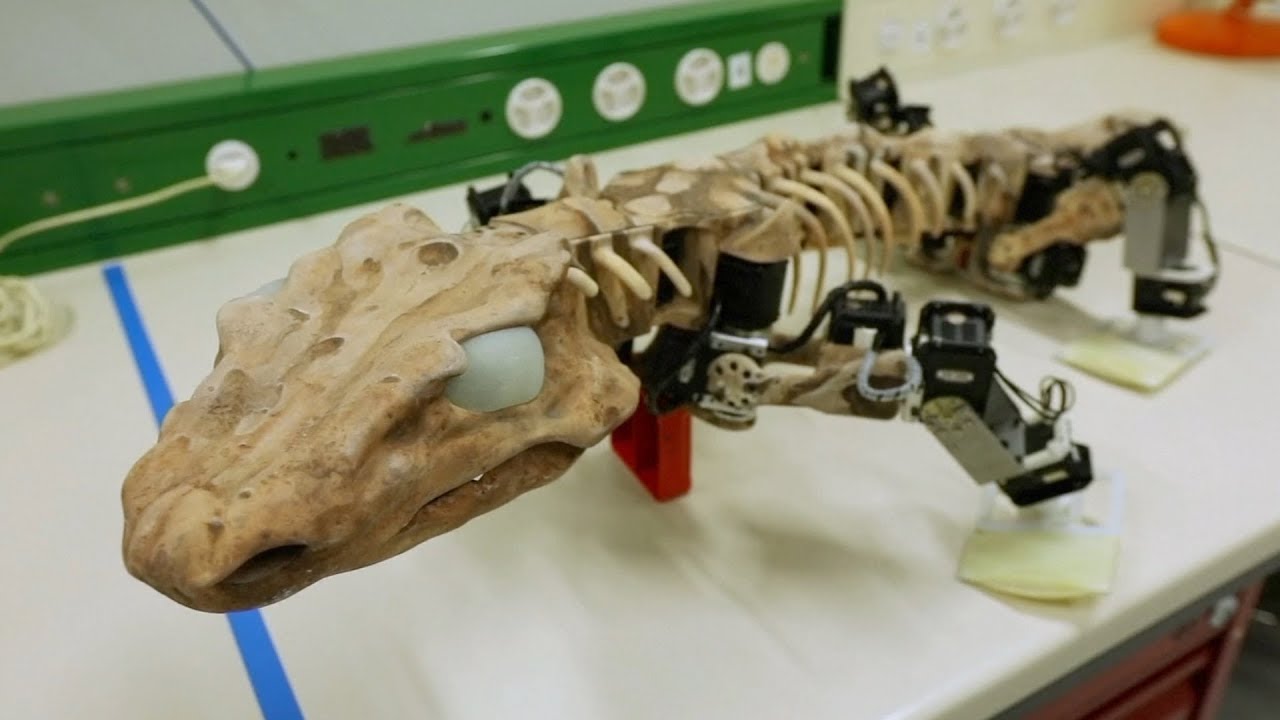 Robot fossil recreates walk of ancient animal