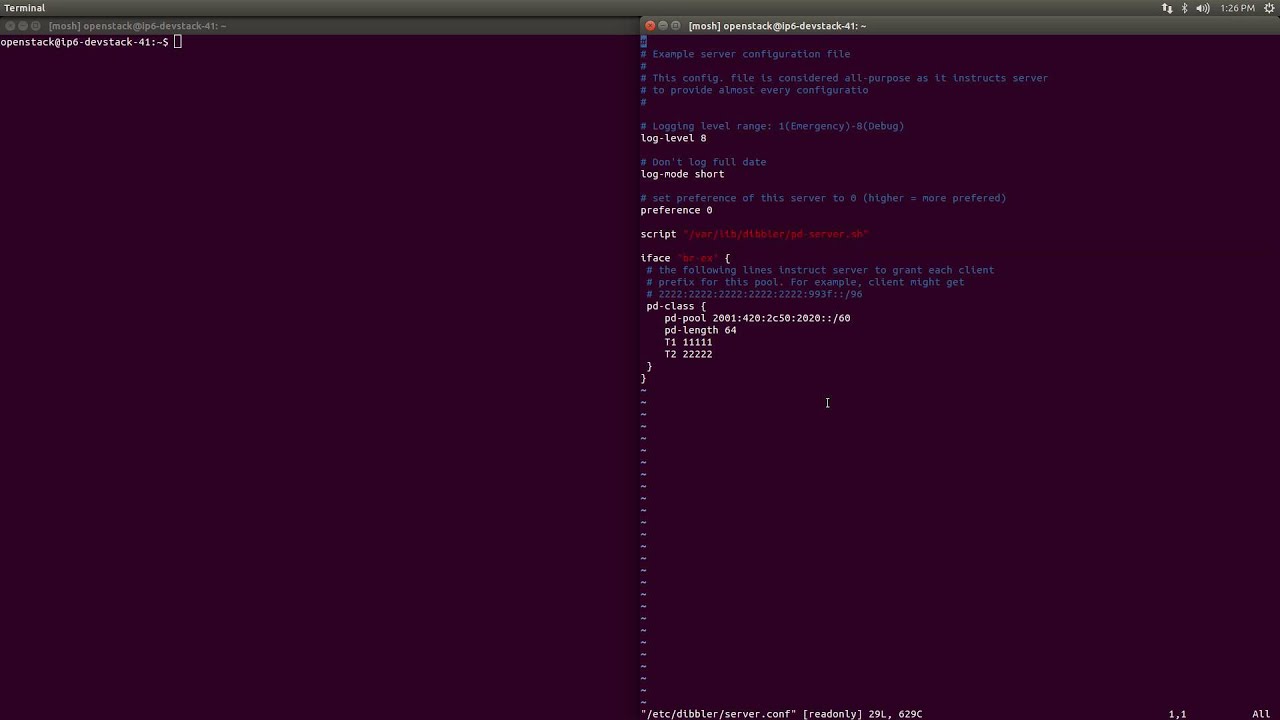 Руководство по настройке сервера Dibbler