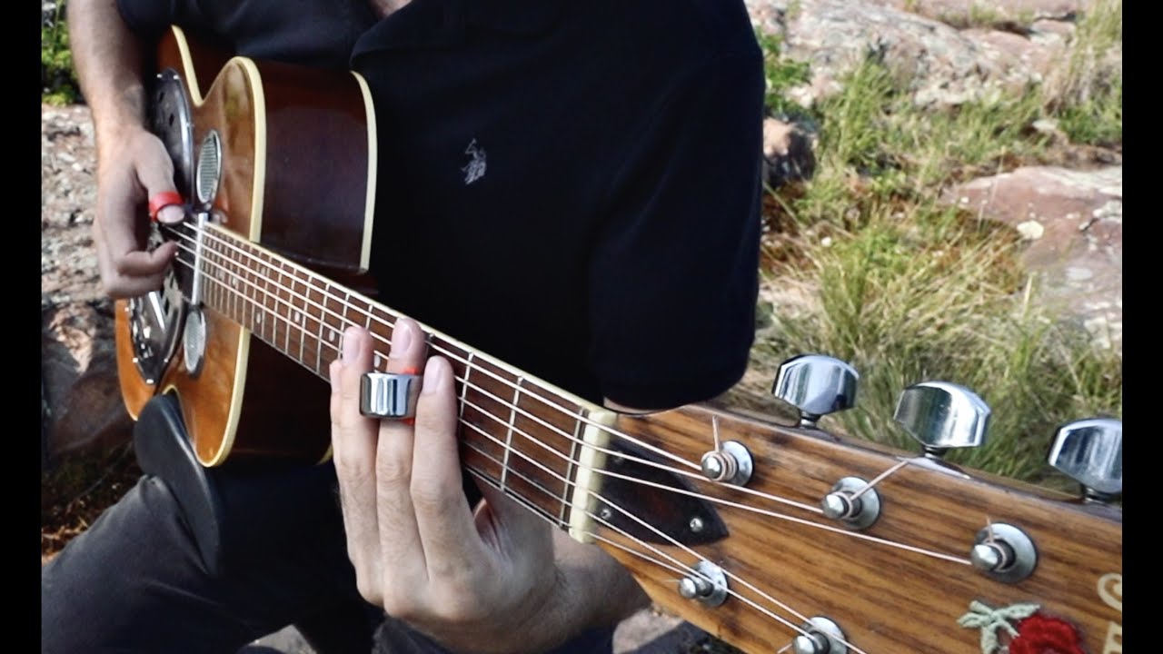 Playing SLIDE Guitar With a Ring Sounds UNREAL!