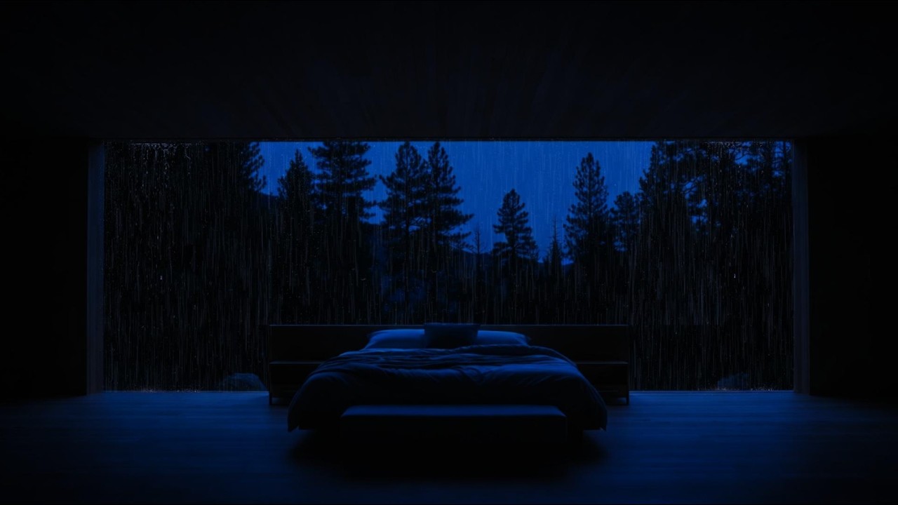 Rain Sounds for Sleeping | Deep Sleep White Noise for Insomnia Relief