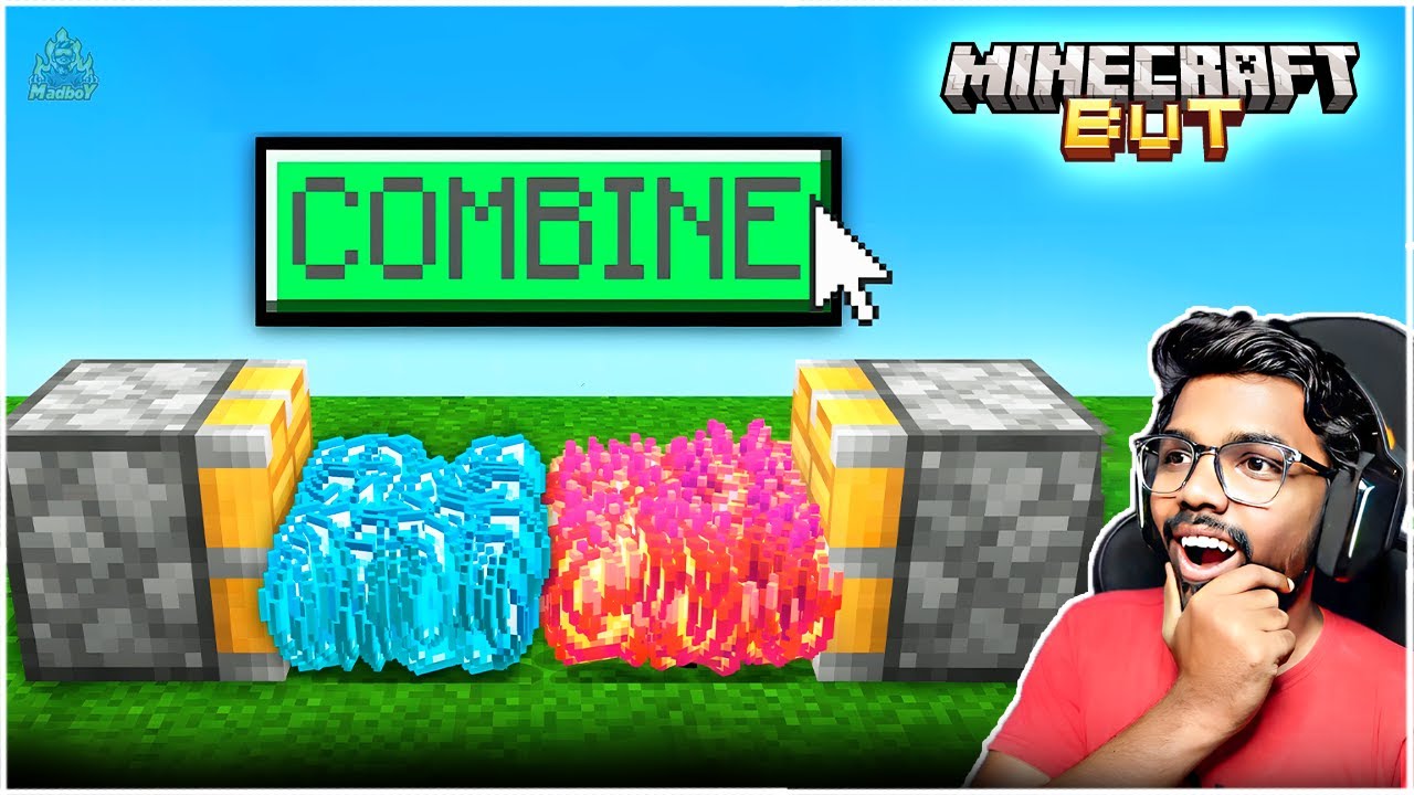 Minecraft, But You Can Combine Items 😱 | Minecraft in Telugu | Maddy Telugu Gamer