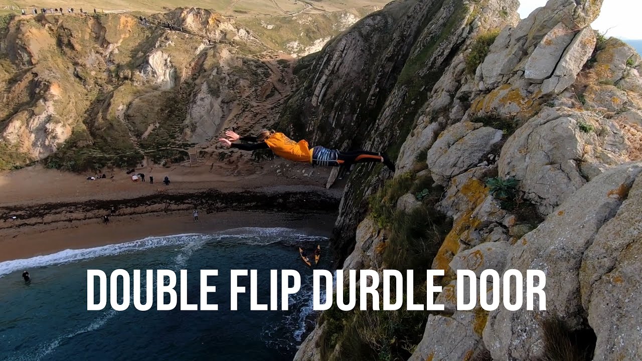 DOUBLE FLIP DURDLE DOOR!!!! (pov climb)