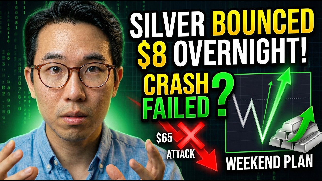 SILVER BOUNCED $8 OVERNIGHT: The $65 Attack Already Failed &mdash; Here's Your Weekend Plan | John AG
