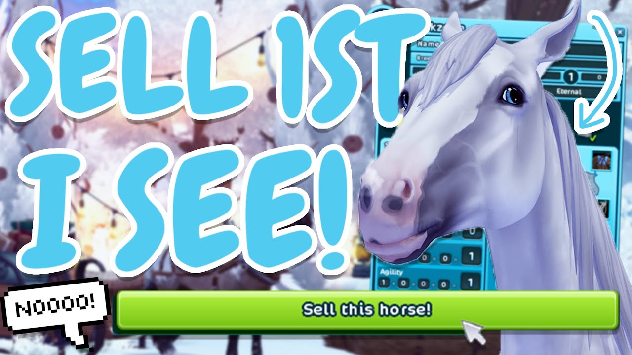 *SELLING* THE FIRST HORSE *I SEE!* IN STAR STABLE! 😭