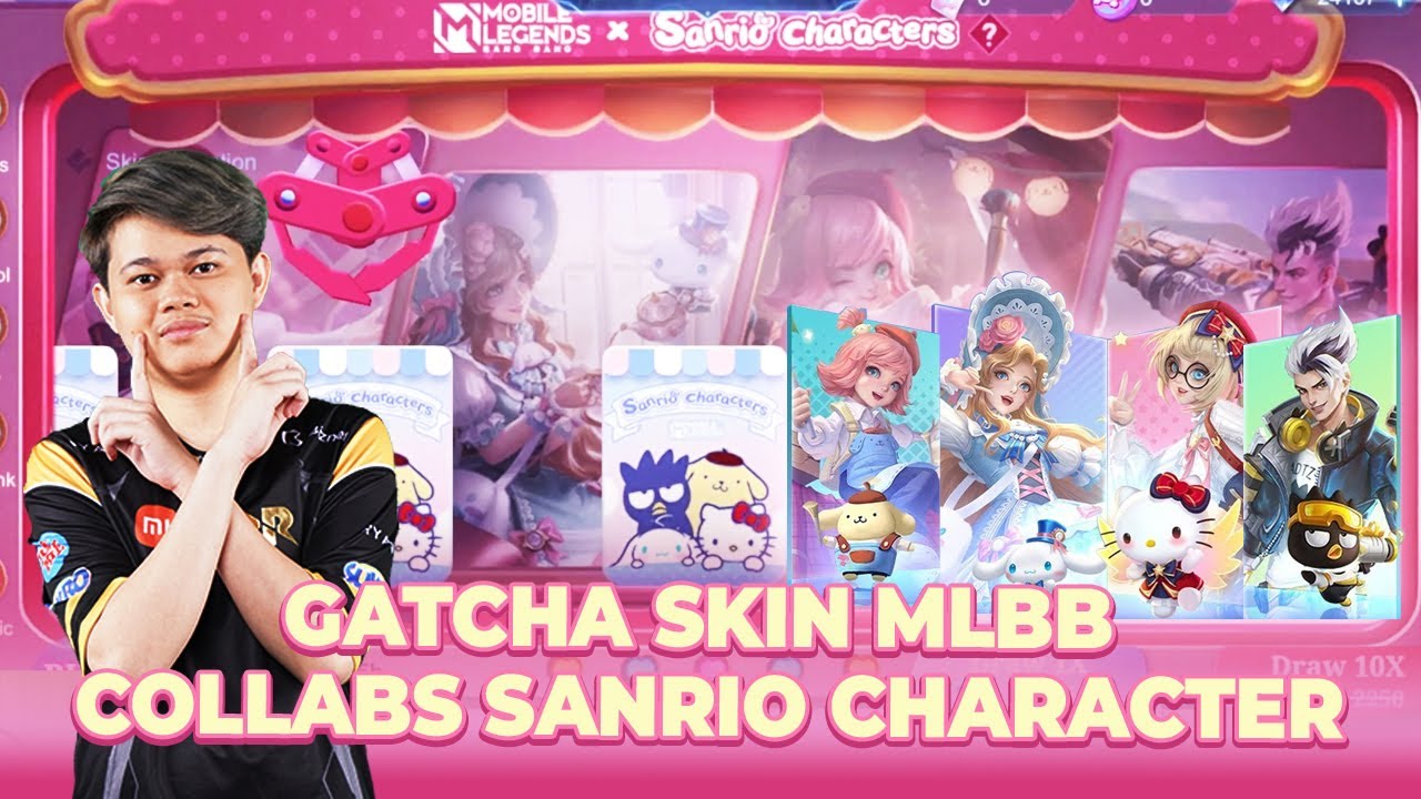 GATCHA 4 SKIN MLBB X SANRIO CHARACTER. APAKAH BISA DAPAT SEMUA? - MLBB