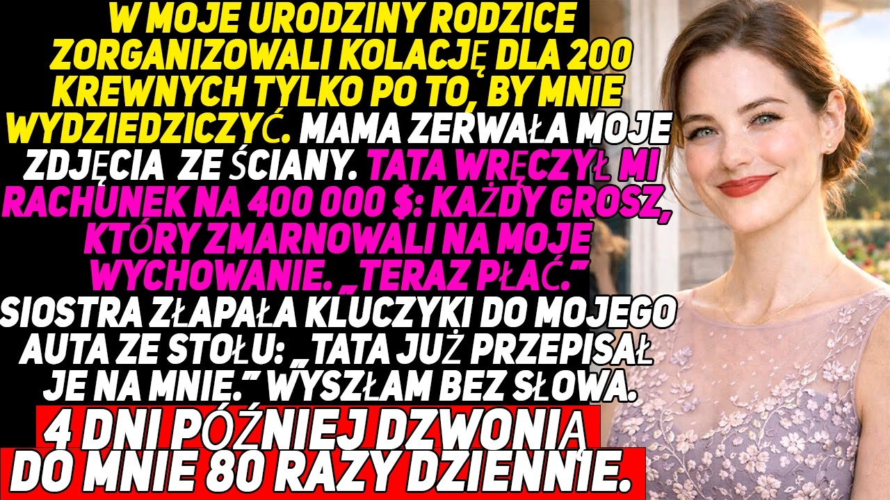 Moi rodzice zażądali 400 000 $ za moje wychowanie — teraz dzwonią 80 razy dziennie