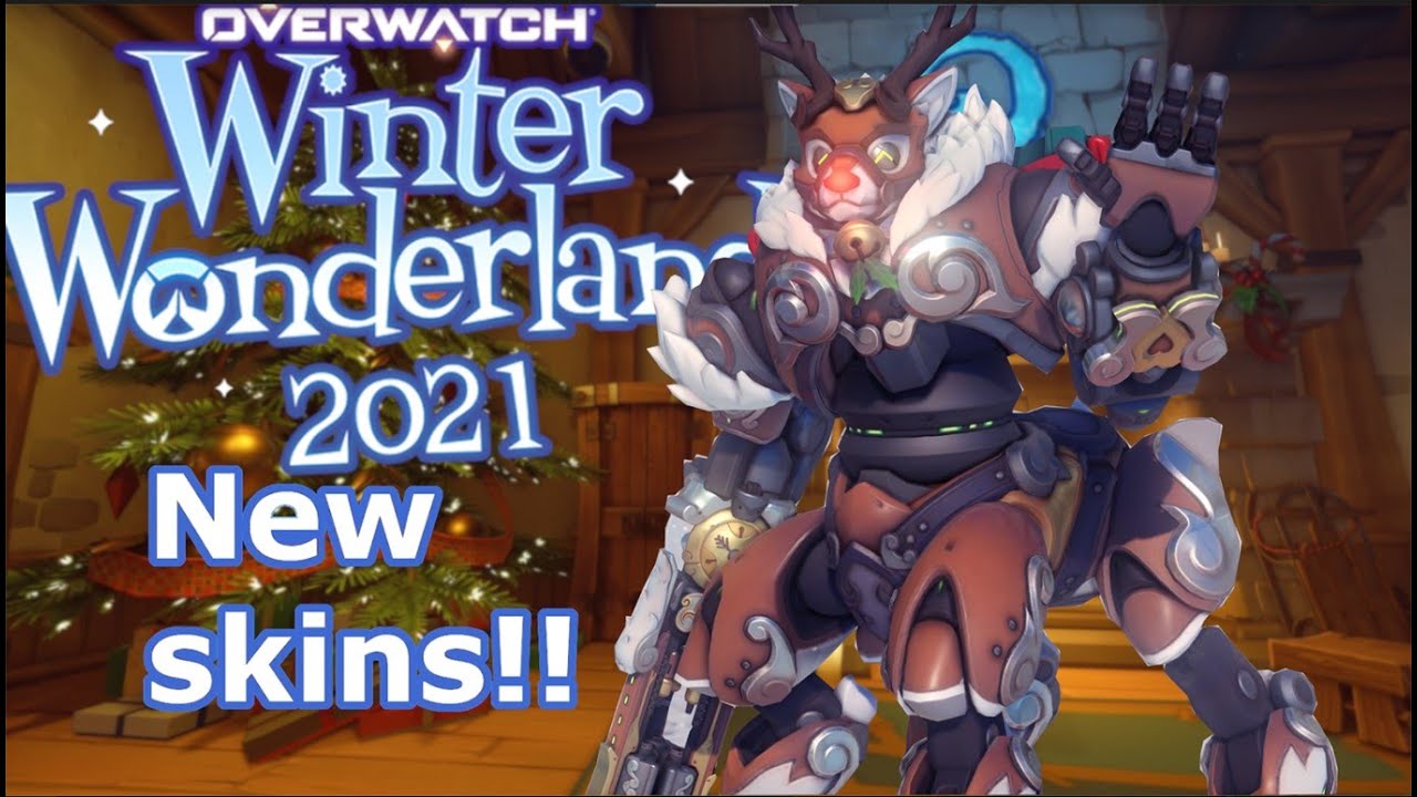 Overwatch new Winter Wonderland skins and items 2021🦝 Skins review
