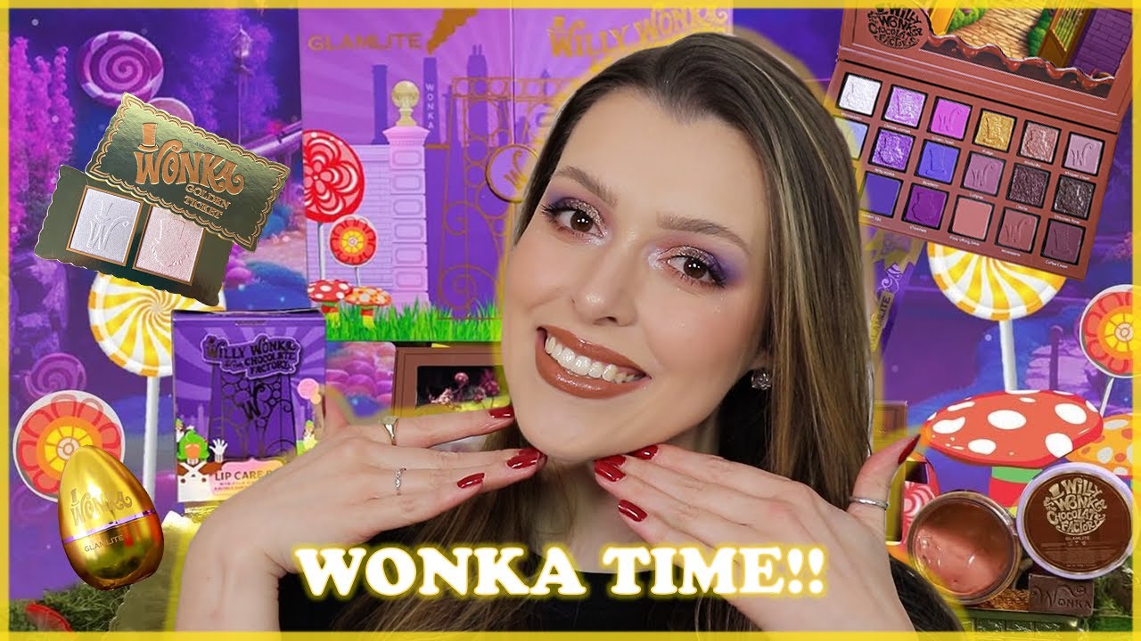 GLAMLITE X WONKA!! | Makeup with Meg