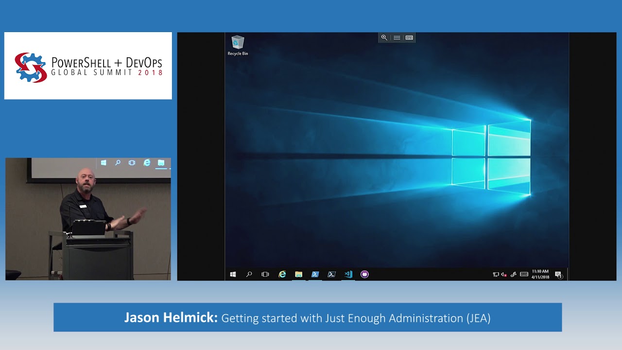 Getting started with Just Enough Administration (JEA) by Jason Helmick