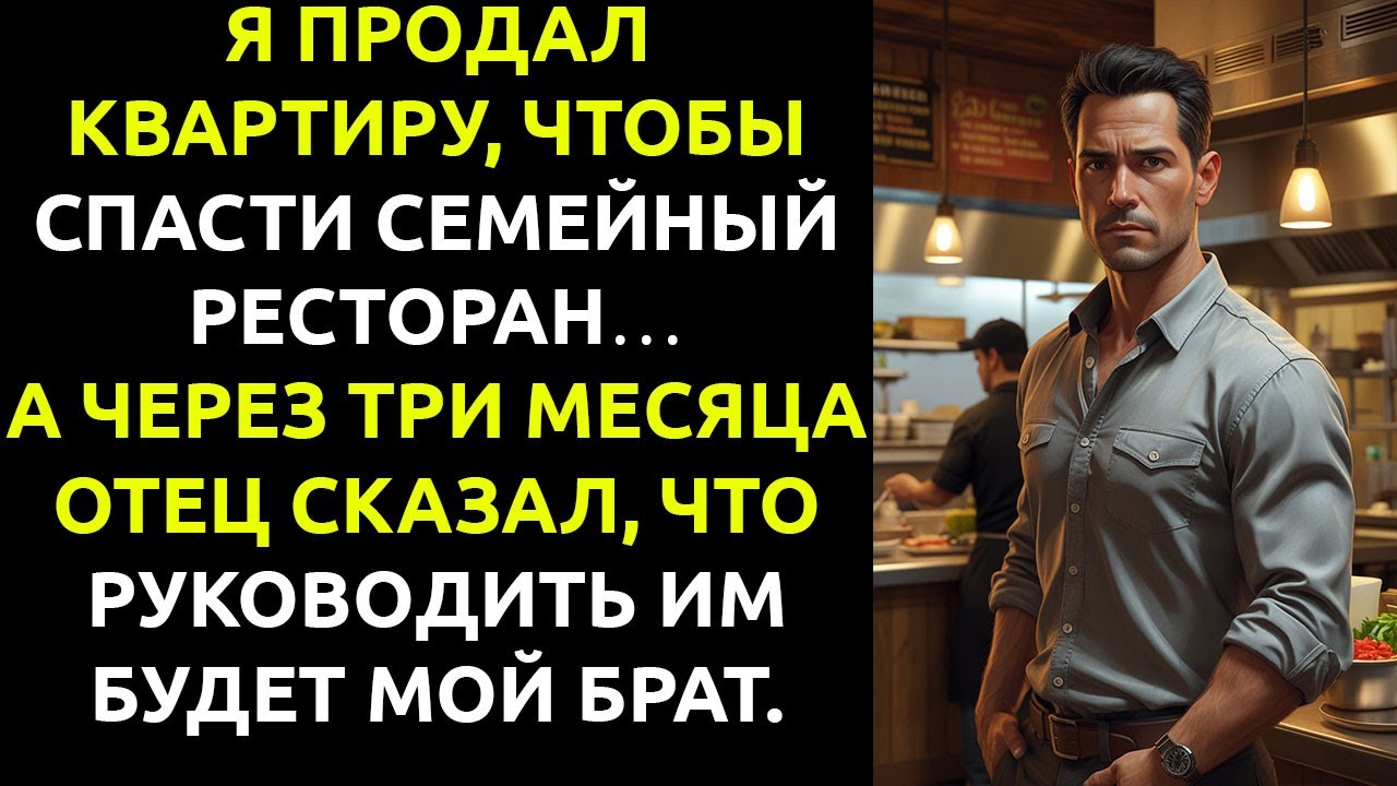 БРАТ ЗАБРАЛ РЕСТОРАН после того, как я продал квартиру, ЧТОБЫ ЕГО СПАСТИ. Я заставил его пожалеть...