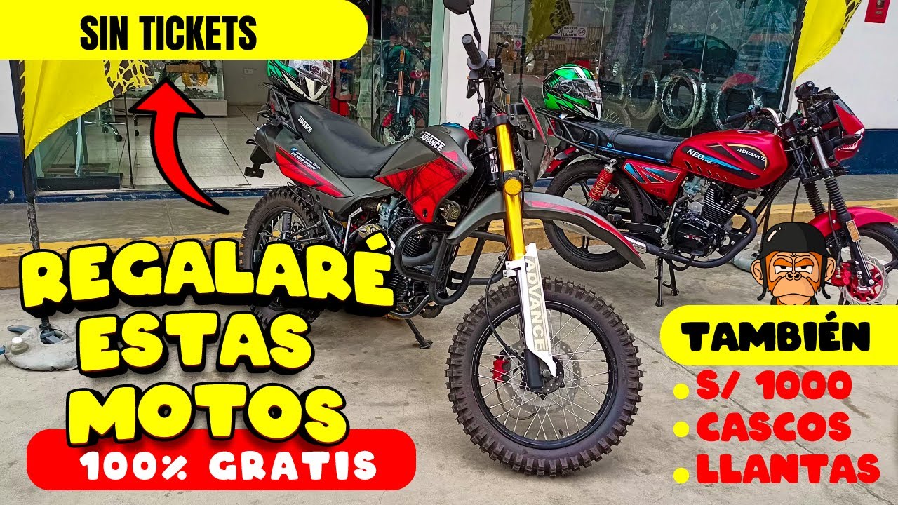 🔥SORTEAMOS 2 MOTOS ADVANCE 🎁100% GRATIS