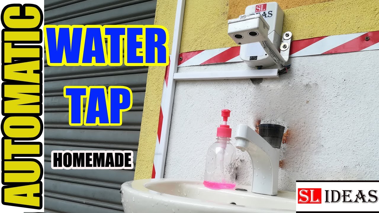 How To Make Automatic Touch Less Non Contact Water Tap At Home/office.